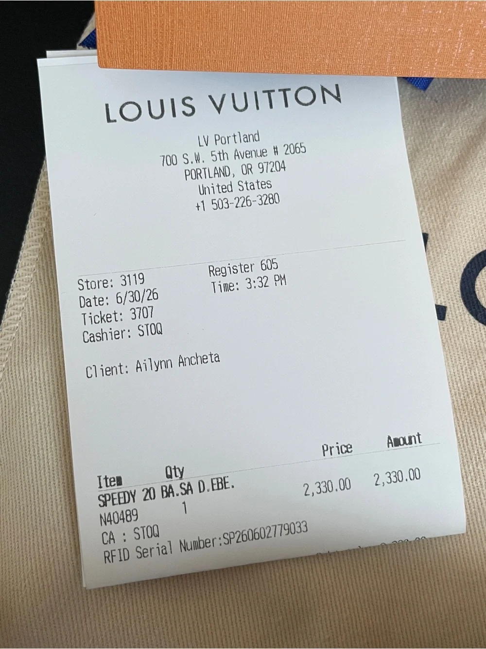 Louis Vuitton Jacquard Strap ONLY
